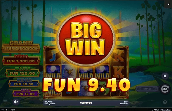 3 Apex Treasures - thắng lớn trong Hold & Win